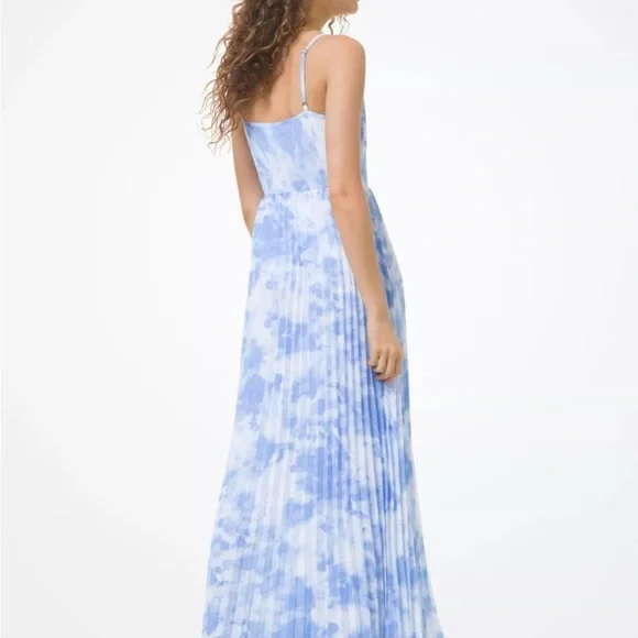 Blue and White Maxi Dress - Picture 2 of 2